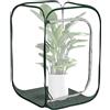 DECOHS Mini serra pop-up in PVC, 61 x 61 x 91,4 cm, trasparente, per coltivare piante da giardino, per interni ed esterni