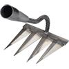 Generico Rastrello Per Diserbo - Rastrello Per Foglie - Manuale Rastrello Da Giardino In Acciaio Al Carbonio Di Alta Qualità - Zappa Per Erbacce Allentamento, Semina - 4/5/6/7 Denti (senza Bastone)