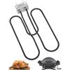 Générique Elemento riscaldante di ricambio 66631/65621, Radiante Elettrico per BBQ Weber Q140 Q1400 SUS840, Tubo Bruciatore per Grill per Weber 66631, 80342, 80343, 65620, Resistenza Riscaldante