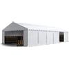 TOOLPORT Tendone deposito 6x12 m PVC 700 N bianco impermeabile tenda capannone tenda di stoccaggio