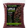 CLOROPHILLA Lapillo vulcanico per piante 3/5 mm, migliora drenaggio e composizione del substrato, Ideale per bonsai, piante Grasse e giardino - Made in Italy (50 LITRI)