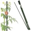 FLOORDIREKT Confezione da 10 tutori da 120 cm per piante rampicanti, pomodori, cetrioli o fiori - Supporto per piante da interno - In metallo - 11 mm