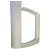MAURER Manopola Per Carrelli Plastica Bianca Mm 30 Giardinaggio