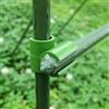 YUETTYY 50 Pezzi di Clip di Collegamento per Spalliere da Giardino in Plastica, Barre di Collegamento per Piante per Telai da Giardino Fissi, per Gabbia per Pomodori, per Bastoncini da Pianta da 11/16