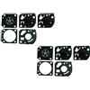 C·T·S Kit guarnizione e membrana per carburatore sostituisce ZAMA GND-12 per carburatore Zama C1U Homelite ST155 175 185 385 285 MC Culloch 28cc 32cc tagliasiepi (confezione da 2)