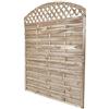 VERDELOOK | Pannello Frangivento in Legno con Arco, 180x180 cm, Pannello Divisorio per Giardino, Balcone e Terrazzo