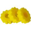 kychenBase CPF-1500 / GPF-1500 / TFP 5000 Spugne Filtro Laghetto - Spugne in Schiuma Filtrante, Ricambio Materiale Filtrante (3 x Gialla Fine, Ø 185 mm)