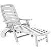 GRANDSOLEIL Grazioli 6800/B Lettino/Poltrona Premiere Pieghevole, Bianco