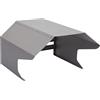 Mendler Garage riparo per robot tosaerba 41x60x70cm HWC-L43 acciaio zincato - grigio