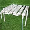 Kaibrite Kit di Coltivazione idroponica da Giardino 6 Tubi 54 Fori Kit di Coltivazione idroponica Tubo idroponico in PVC per Sistema idroponico educativo Pianta vegetale
