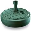 DIKEL Supporto per ombrellone, diametro 39 cm, riempito con acqua o sabbia, 12 l, robusto portaombrelli in plastica resistente alle intemperie, stabile base per ombrellone per terrazza, giardino e