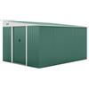 Outsunny Casetta da Giardino 8.9m² 2 Prese d'Aria 280x345x169/201cm Verde