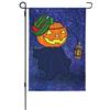 IUBBKI Bandiere da giardino fantasma zucca di Halloween 28x40 Double Sided Outside Halloween Decor Welcome Small Flag