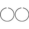 M METERXITY 2-Pz Fasce Elastiche per Pistone da 43mm x 1.2mm Fasce Elastiche Standard per Motoseghe Elettriche, Parti di Ricambio [Nero]