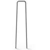 WUEFFE Picchetti a U in acciaio zincato a caldo Antiruggine 15x3 cm. Ø 3 mm. - Ancoraggio a terra telo pacciamatura, reti, erba sintetica (200, Acciao Zincato)