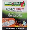 DIAVOLINA Accendifuoco Green Power 18 maxi tavolette Diavolina