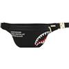 Sprayground Uomo Borsa A Tracolla Shark Central Knit, Black, One Size