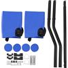 Fauitay Stabilizzatore per kayak gonfiabile Kayak Float PVC canoa stabilizzatore Kit bilanciamento barca stabilizzazione accessori (blu)