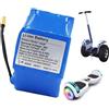 SCUUZT Batteria Di Ricambio Per Hoverboard Al Da 36V 4.4Ah, Batteria Agli Adper Bici Elettrica Da 36 V 10S2P Con Spina XT60 Per Hoverboard Per Bici Elettrica 36V 4400mAh