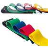 I0I&I0I Fasce di resistenza, per esercizi di allenamento per donne e uomini, 5 set di elastici per gambe a bottino (5 colori)
