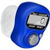 Generico Contatore da Elettronico - Silicone Polistirene 10x3 Cm | Clicker Digitale LCD Azzerabile | Strumento di Conteggio per Golf, Maglia E Inventario Ad Uso Esterno