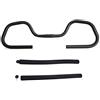 LHZZ - Manubrio a farfalla con impugnature in spugna, per trekking, ciclismo, bici da strada, 25,4 mm, 31,8 mm