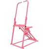 HUOMMGS Scaletta pieghevole con 3 livelli di inclinazione regolabile, macchina da arrampicata verticale con corrimano fino a 100 kg, macchina Climber per soggiorno, camera da letto (rosa)