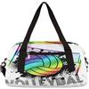 Pardick Borsone da viaggio per bambini con motivo pallavolo colorato arcobaleno per ragazzi, palla sportiva per ragazzi, borsa da viaggio per weekender borsa da viaggio per sport da palestra per regali per