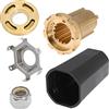 Kicofyee Kit hub per Flo-Torq II Sostituzione 835257Q1 per Mercurio 60-300 HP Engines per Mercruiser Alpha Bravo One Drive