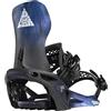 Nidecker Attacchi da snowboard Nidecker LT Supermatic - Attacco automatico a doppia entrata con pedale del tallone e calzata universale - L - Bio Black