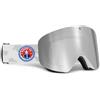 SIROKO - Maschera da Sci e Snowboard per Bambini GX Whitehorse Bianco