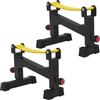MELAQULY Supporto per imbracatura, 2 telai per bilanciere 30 - 40 cm, piattaforma per sollevamento pesi regolabile in altezza fino a 300 kg, per casa, palestra, sollevamento pesi