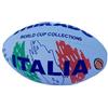 mikado, Mini Rugby Pallone Italia Color Bianco, 49802