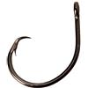 Mustad Demon Perfect Circle, Confezione da 50 ami a cerchio di tipo in line, in nichel nero, misura 1/0