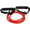 Fitness Health Elastico per esercizi ad elevata resistenza forza fasce per allenamento di resistenza, Light/Medium/Heavy elastico stretch tubi palestra di alta qualità per uomo/donna, Rosse 25 libbre