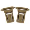 WISEONUS Airsoft Accessorio per Casco Guida Laterale Fibbia a sgancio rapido Occhiali Maschera Clip per Casco Veloce