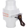 HERCHR Ventilatore di Sentina Marina in Linea, DC 12V 76mm/3pollici Aspiratore Connettore per Tubo Aeratore per Sentina Marina Ventilatore Forte per Yacht Caravan