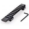 ACEXIER 10 Slot Picatinny Weaver Rail Adattatore per cannocchiale da Caccia da 11mm a 20mm 124mm per Fucile Air Gun Scope Mount