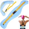 Generico Cintura Nuoto in EVA Regolabile, Ausilio Galleggiamento per Bambini e Adulti, Fibbia Rapida, Alta Visibilità, 42x36 cm, per Aquagym e Fitness in Piscina