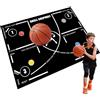 Generico Tappeto Di Addestramento A Basket - Moquette Portatile Non Slip 120 X 86 Cm, Accessorio Sportivo Resistente Per Regolare | Strumento Di Allenamento Pratico Giocatore Di Gioco Giocatori Di Bask