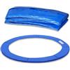 FIVMEN Copertura per trampolino, 305 cm, bordo per trampolino, protezione per bordi, resistente agli strappi, resistente ai raggi UV, copertura per piume, colore: blu