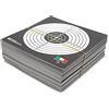Megaline Bersaglio cartoncino nero 14x14 per aria compressa