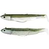 Fiiish Double Combo off Shore Black Minnow No.1-7cm - 6g - Kaki - Ghost Minnow - BM3035