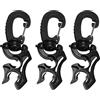 Sahkgye 3 Pezzi Series Supporto Tubo Immersione Morsetto Doppio Tubo BCD Immersione Sub-con Fibbia a Moschettone per Accessori per Immersione