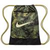 Nike Borsa da palestra Brasilia Drawstring 9.5 Camo DOP, Oil Green/Black/Coconut Milk, FZ2613-386, MISC, Oil Green/Black/Coconut Milk, Taglia unica, Sport, Olio verde/Black/Coconut Milk, Taille