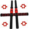 WHAMVOX Barra e Filetto Ultra-precisione Regolabile in Acciaio Inossidabile per Manubri Impugnatura Antiscivolo per Allenamento Dumbbell a Casa