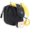 TCHAWk Borsa per Fionda da Caccia, Marsupio Fionda con Tasca per Munizioni E Gancio, Tela Nero 11 * 8 * 10,1cm