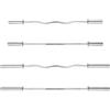 Phoenix Fitness Bilanciere olimpico da 5,1 cm o barra curva EZ - Barra antiscivolo per sollevamento pesi da 1,2 m/1,5 m, per allenamento di forza a casa e in palestra, barra dritta da 5,1 cm, 1,2 m