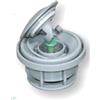 Nautica DDR srl Valvola a Giro incassata per gommoni - Accessori per Gommone Barca Kayak Canoa(Grigio)