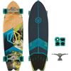 Aztron Surfskate skateboard Ocean, azzurro/nero, 36